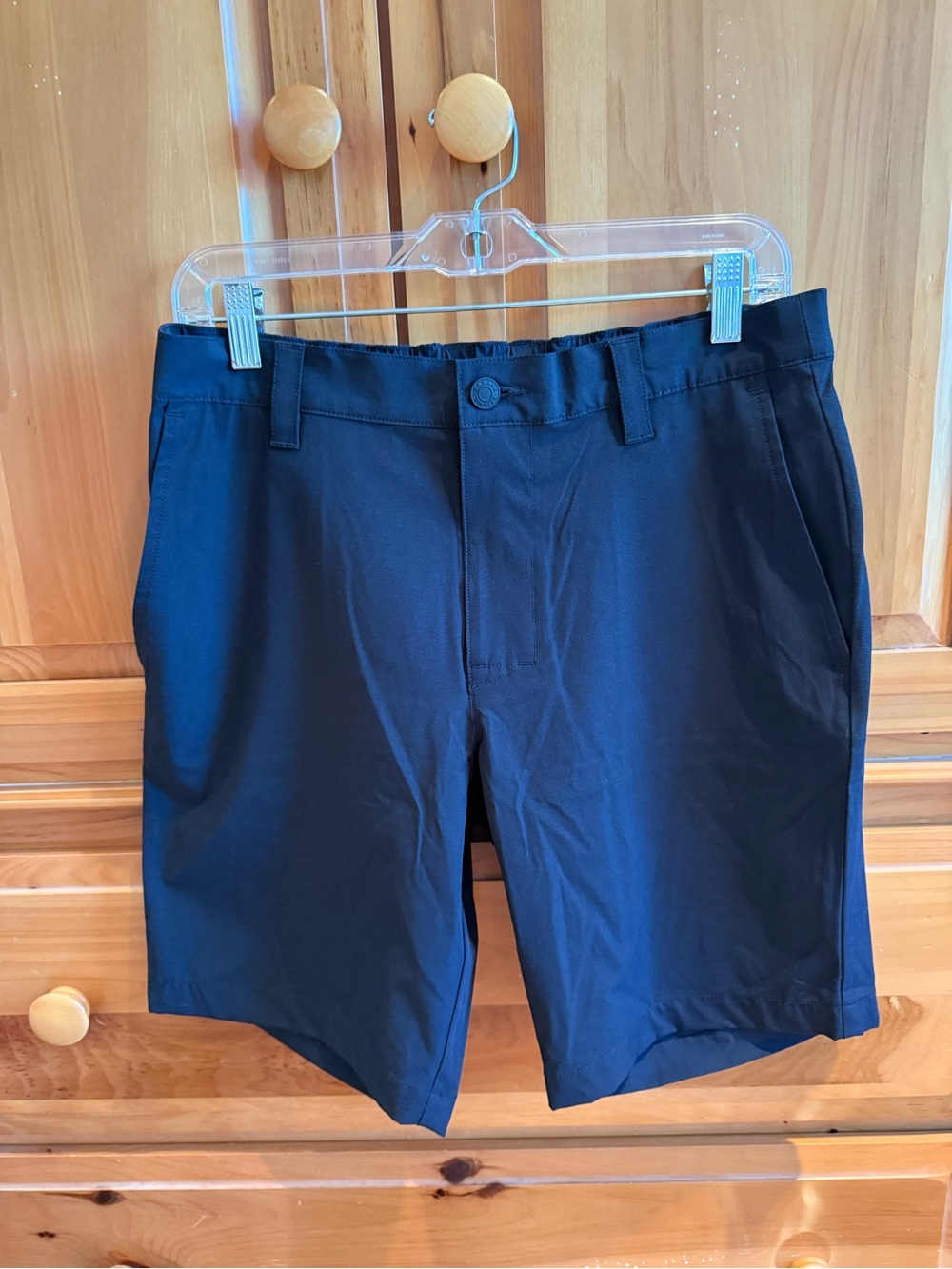 Banana Republic Men's Navy Flat-Front Shorts